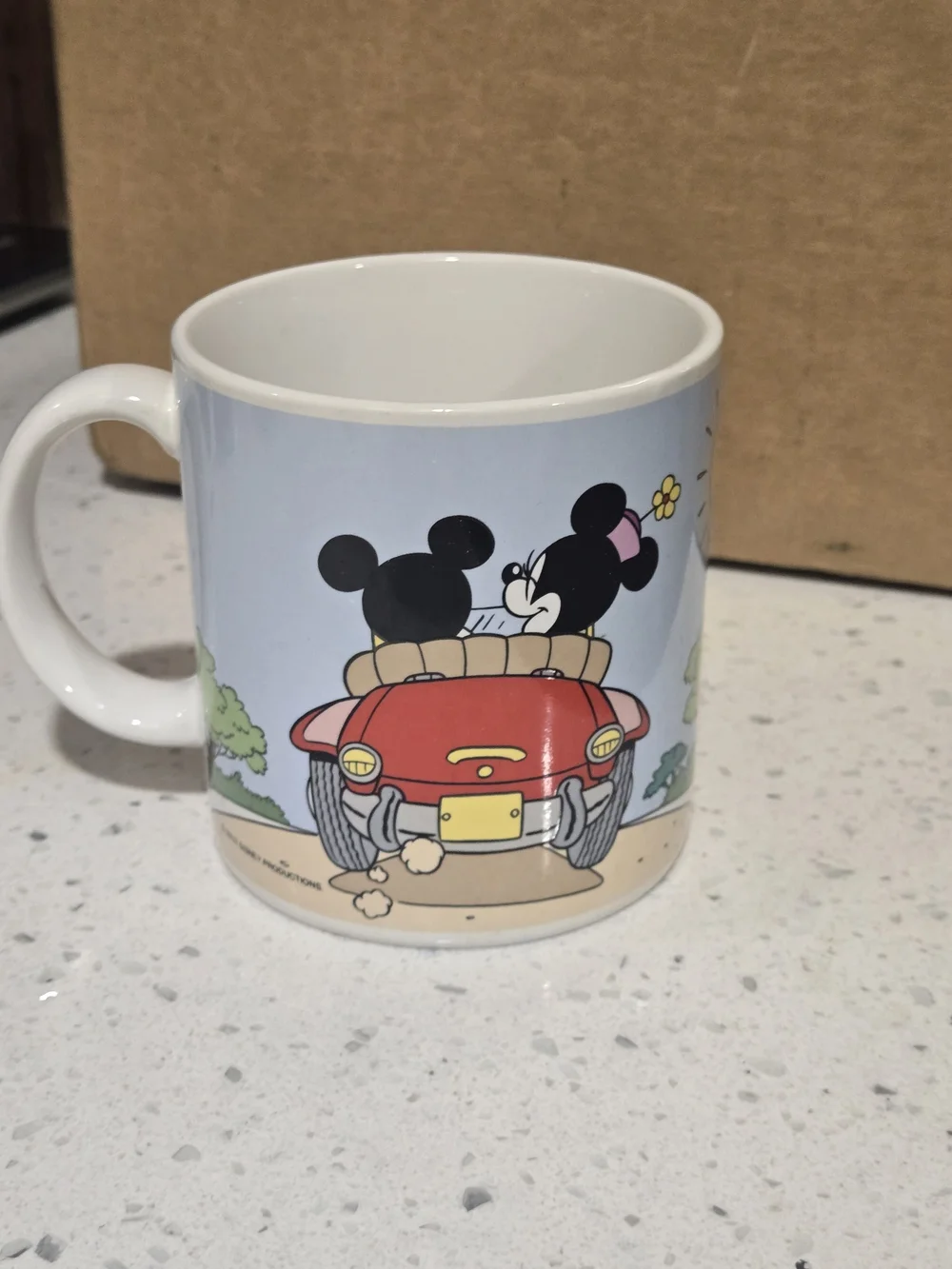 Vintage 1985 Disney Mickey and Minnie Mouse Mug